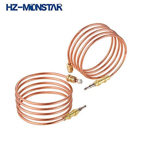 2 PCs Gas Heater Thermocouple, 39.5″ M8x1 Thread Thermocouple Replacement for Desa LP Vent Free Wall heater Desa LP Glow Warm Comfort Glow Heater BBQ Grill or Fire Pit Heater or Gas Water Heater | The Storepaperoomates Retail Market - Fast Affordable Shopping