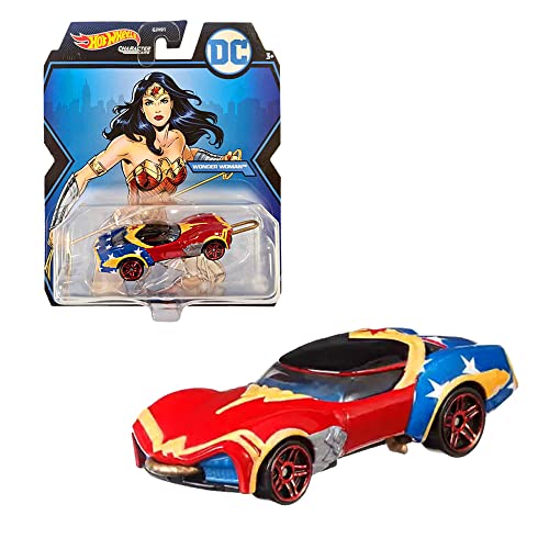 Hot Wheels Character Cars DC Comics Wonder Woman Action
