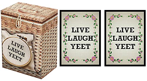 Legion Supplies Deck Box and 100 Live Laugh Yeet Deck Protector Sleeves