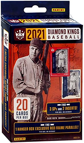 2021 Diamond Kings Baseball Hanger Box Factory Sealed 20 Cards Per Box