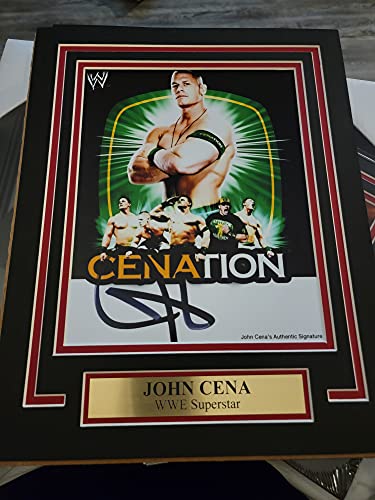 WWE JOHN CENA SIGNED 8X10 PHOTO AUTOGRAPH