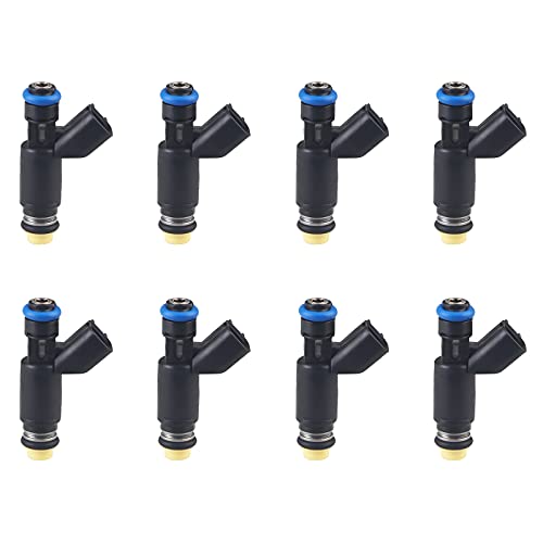 JDMON Compatible with Fuel Injectors Chevy Tahoe Silverado Suburban Avalanche Express 1500 GMC Yukon Sierra Savan 1500 5.3L 2002-2007 Replace 25326903 12580426 Pack of 8