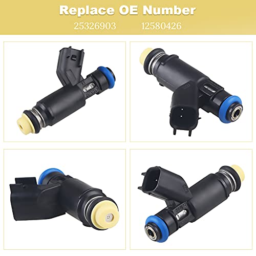 JDMON Compatible with Fuel Injectors Chevy Tahoe Silverado Suburban Avalanche Express 1500 GMC Yukon Sierra Savan 1500 5.3L 2002-2007 Replace 25326903 12580426 Pack of 8 | The Storepaperoomates Retail Market - Fast Affordable Shopping