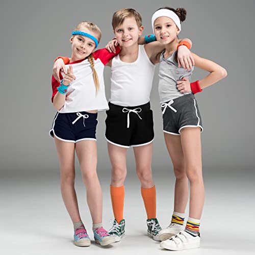 Ruisita 3 Pieces Girls Boys Running Athletic Shorts Dance Sport Shorts Summer Workout Shorts for Toddler Kids | The Storepaperoomates Retail Market - Fast Affordable Shopping