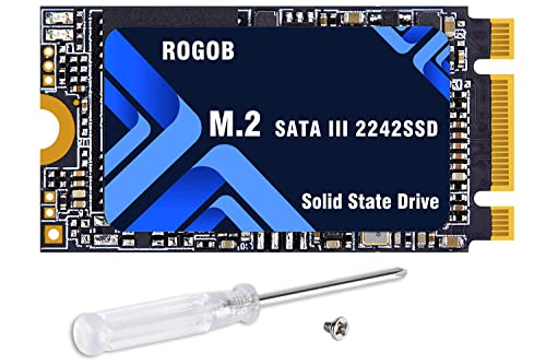 ROGOB 512GB M.2 SATA SSD 2242 NGFF B&M Key Internal Solid State Drive 6Gb/s for Desktop Laptop PC