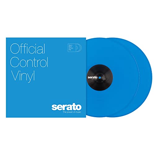 Serato 12″ Control Vinyl – NEON Series – BLUE (Pair)