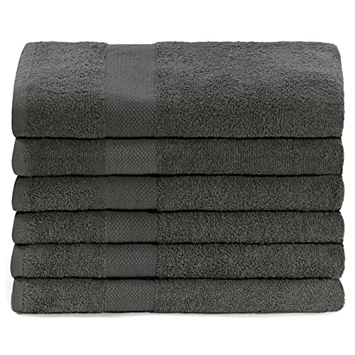 Simpli-Magic 79403 Bath Towels, Gray, 24×46 Inches Towels for Pool, Spa, and Gym Lightweight and Highly Absorbent Quick Drying Towels | The Storepaperoomates Retail Market - Fast Affordable Shopping