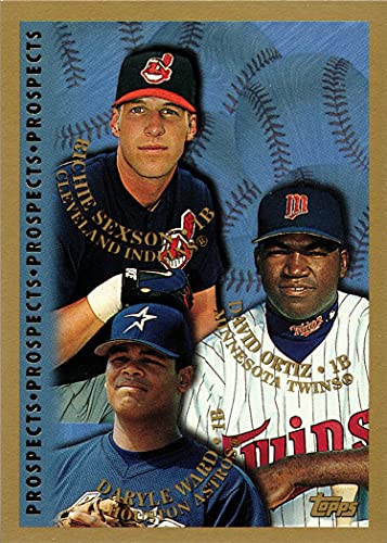 1998 Topps #257 Richie Sexson/David Ortiz/Daryle Ward Baseball Card
