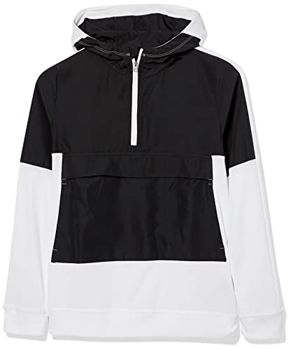 adidas Golf Boys’ Standard Anorak Pullover, Black, Large