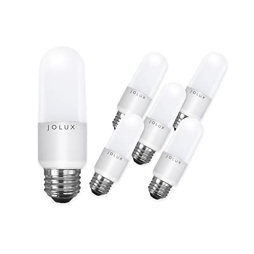 Jolux led Stick Lights , led Bulbs 60 watt Equivalent, 800 Lumen,2700K Soft White,e26 Bulb,Non-Dimmable, 6-Pack…