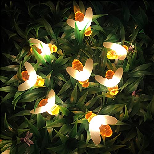 Flystoo Solar Lights String Outdoor String Lights Solar String Lights Outdoor Garden Patio Lights for Outdoor Home Garden Summer Wedding Party (Emitting Color : Warm White, Style : 10M 50LEDs) | The Storepaperoomates Retail Market - Fast Affordable Shopping