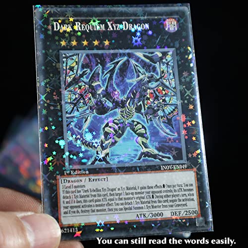 Black Lotus 100pcsLot Little Star Laser Flashing Card Sleeves Trading Cards Shield Magic Card Protector Holographic Foil Protective Cover 61x88mm | The Storepaperoomates Retail Market - Fast Affordable Shopping
