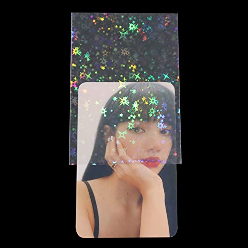 Black Lotus 100pcsLot Little Star Laser Flashing Card Sleeves Trading Cards Shield Magic Card Protector Holographic Foil Protective Cover 61x88mm | The Storepaperoomates Retail Market - Fast Affordable Shopping