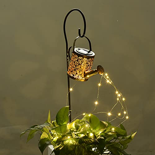 Solar Garden Art Light,Solar Watering Can Light, Firefly Bunch Lights Waterproof Outdoor Garden Fairy Light Decor for Home Yard Lawn | The Storepaperoomates Retail Market - Fast Affordable Shopping