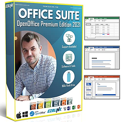 Office Suite 2023 Home & Student Premium | Open Word Processor, Spreadsheet, Presentation, Accounting, and Professional Software for Mac & Windows PC