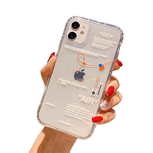 Phone Cover Sports Shoes Brand White Label Phone case for iPhone 12 11 X XS Max XR 7 8 Plus Soft Silicone Shockproof Cover Casefor iPhone 11White