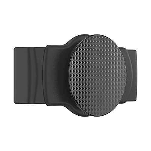PopSockets PopGrip Slide Stretch for Phones and Cases – Black Knurled