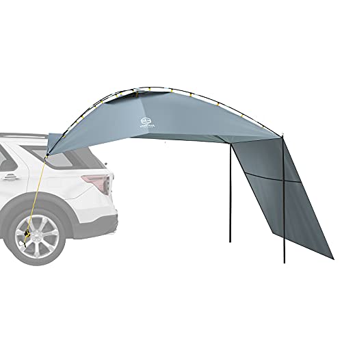 Coastrail Outdoor SUV Tailgate Sun Shade Awning Car Rear Tent with Side-Wall for Vehicle Sun Shelter, Setup Anywhere-Car Camping, Park, Sports, Attach to Truck Van RV Jeep