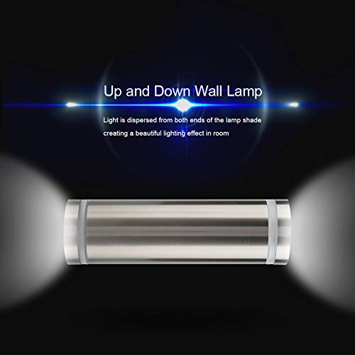 LED Wall Light，1Pc Up and Down Wall Light Indoor Outdoor Home Garden Lawn Decor Lamp LED Bulbs Included | The Storepaperoomates Retail Market - Fast Affordable Shopping