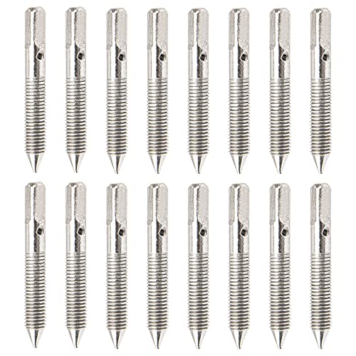 16Pcs Yootones Stainless Steel Standard Piano Loose Tuning Pins Pegs Parts Compatible with Piano tuning tools(Silver)