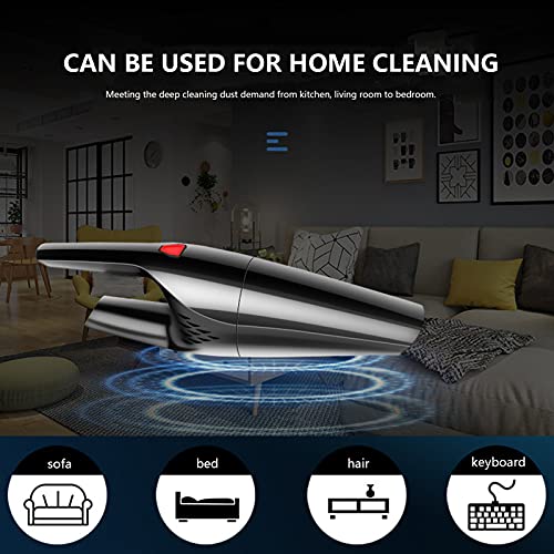 Qiilu Manual, Handheld Vacuums, Handheld Vacuum Car Vacuum Cleaner Cordless Mini Portable Dust Collector 120W 4500Pa for Small Apartments Dorms | The Storepaperoomates Retail Market - Fast Affordable Shopping