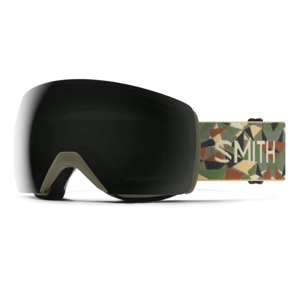 Smith Skyline XL Snow Winter Goggles Interchangeable Spherical Series – Alder Geo Camo , Chromapop Sun Black