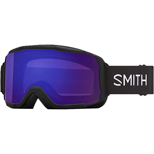 Smith Optics Showcase OTG Low Bridge Fit Women’s Snow Winter Goggle – Black, ChromaPop Everyday Violet Mirror