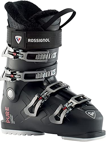Rossignol Pure Comfort 60 Womens Ski Boots Soft Black 10.5 (27.5)
