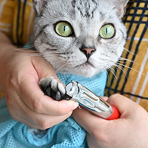 ATO-DJCX Dog Cat Nail Clippers, Professional Pet Claw Trimmer, Free Nail File, Stainless Steel Razor Sharp Blade Dog Toes Cutter Grooming Tools for Small Medium Large Animal Pets Blue | The Storepaperoomates Retail Market - Fast Affordable Shopping