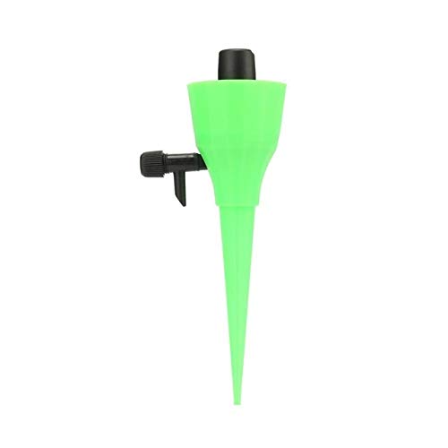 Xihe Garden Irrigation Sprinklers Adjustable Automatic Watering Dripper Home Garden Lazy Plant Watering Device Spiked Plant Flower Self Drop Waterer 2 Pcs (Color : Light Green)