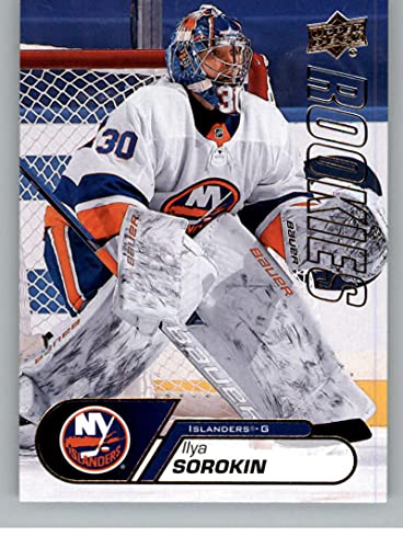 2020-21 Upper Deck NHL Star Rookies Box Set #24 Ilya Sorokin New York Islanders Hockey Card (RC – Rookie Card) NM-MT