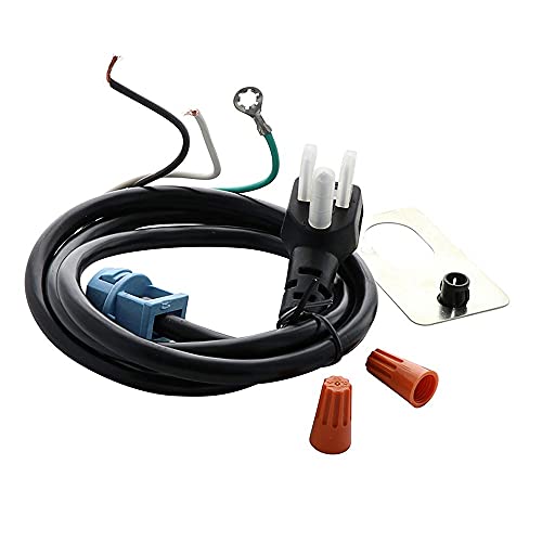 Endurance Pro HCK44 Power Cord Kit, Compatible with Broan, Whirlpool W10831110, HOODPT2R, Kenmore (Genuine Part) 5094, 5104, 5134, 5164, 5184, 5324, 5334, 5128, 5139, 5141, 5129, 5126, 5135 and 5140