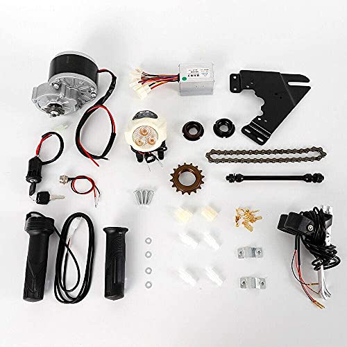 Electric Bicycle Conversion Kit, 24V 250W 16 Flywheel Teeth Electric Bicycle Motor Controller Set for 22”-29” Bike,and Convert Bicycles Into Electric Vehicle
