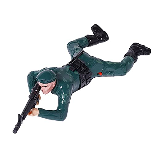 balacoo Action Figure Electric Plastic Soldier Toy with Light and Sound Kids Military Model Toy Action Figures