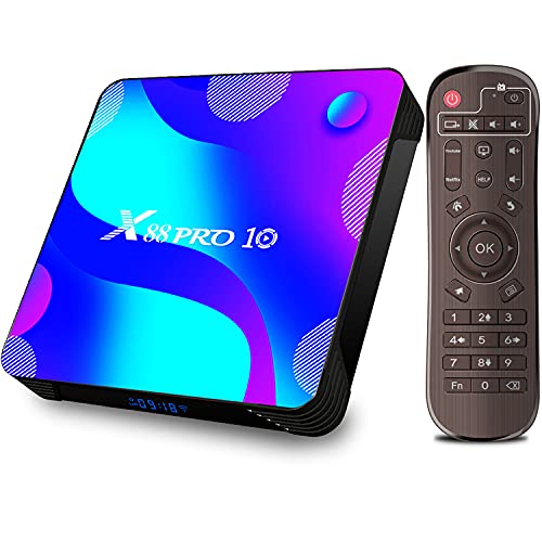 Android TV Box 11.0 Android TV Box 2023 4GB RAM 32GB ROM 4K RK3318 with 2.4G 5G WiFi Bluetooth 4.0 TV Box Android Ethernet LAN USB 3.0 Smart TV Box Android Box