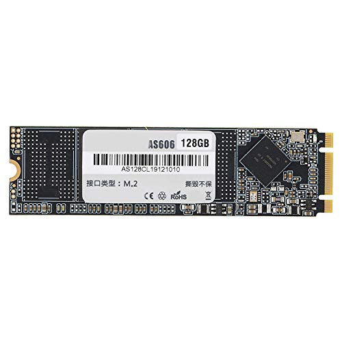 M.2/NGFF Solid State Drive, 2280 128GB SSD with 551MB/S Reading Speed and 212MB/S Writing Speed for Laptop Desktop Computer AS606