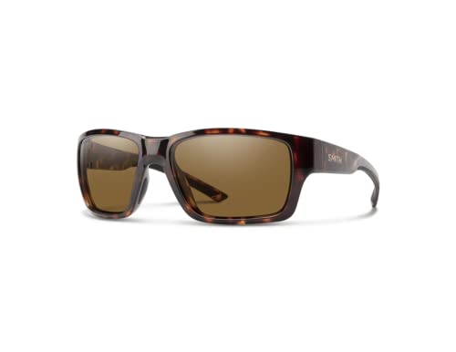 Smith Outback 0086/SP 59MM Dark Havana/ Bronze Polarized Rectangle Sunglasses for Men + BUNDLE with Designer iWear Complimentary Eyewear Kit
