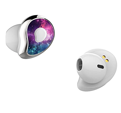 Wireless Earbuds, Powerful Customized Sound and Premium Deep Bass, Built-in 4 Mic, Button Control, IPX6 Waterproof Bluetooth Ear Buds, Wireless Earphones Compatible with Android & Apple, Purple
