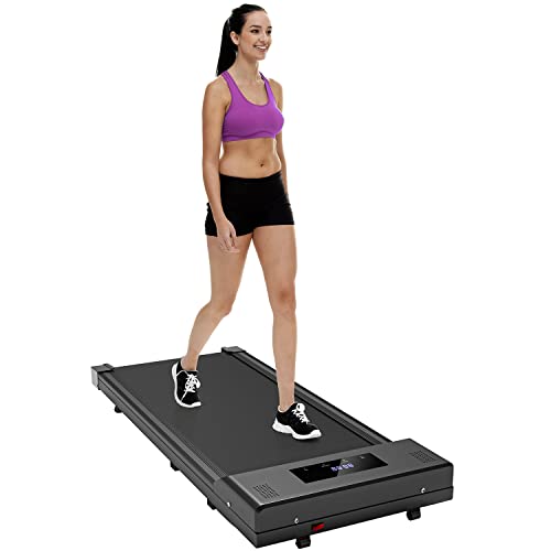Under Desk Treadmill Walking Pad 3 in 1 Desk Treadmill, Slim Walking Running Jogging Machine for Home Office Exercise – Remote Control, LCD Display, Fits Your Under Desk