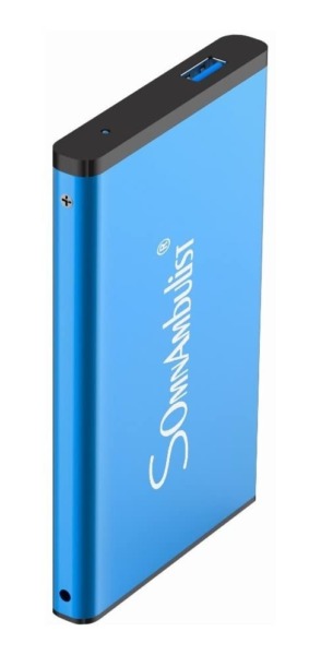 Somnambulist Portable 3.0 60gb 120gb External Hard Drive 1tb External Mobile Hard Drive Suitable for Notebook Desktop Computers (Blue-120GB)