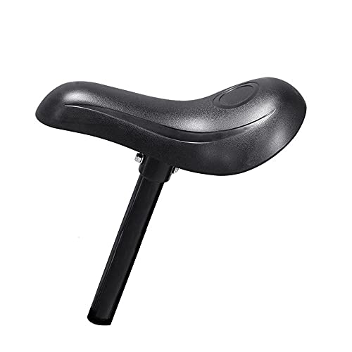 CATAZER Replacement Bike Seat for Kids Balance Bike Replacement Saddle Attached with 22.2mm Diameter 190mm Length Seatpost (Black)