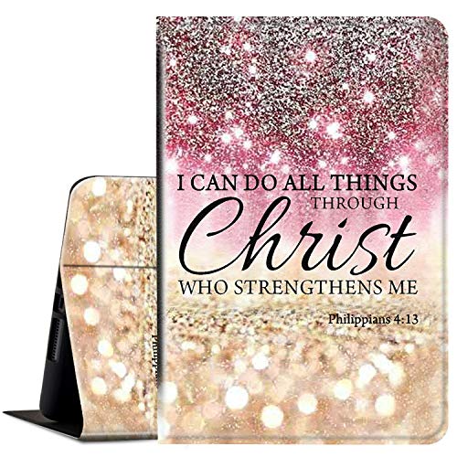 Fire HD 10 Case 2021,Fire HD 10 Plus Tablet Case (11th Generation, 2021 Release), Multi-Angle Slim Stand Smart Cover Cases for New Amazon Kindle Fire HD 10 10.1″- I can do All Things Through Christ