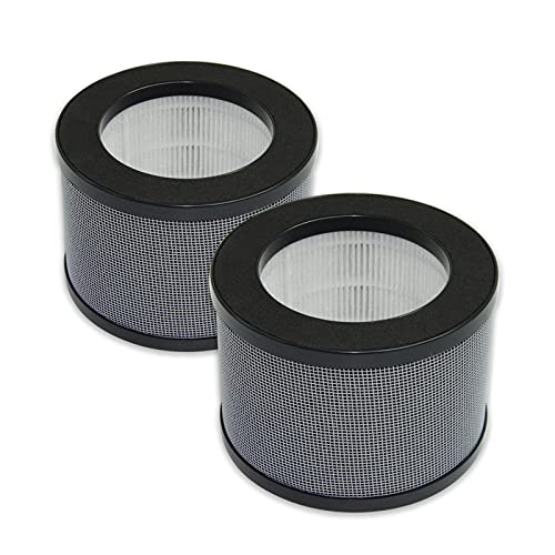 PUREBURG 2-Pack Replacement True HEPA Filters Compatible with Elechomes EPI081 EP1081 and Intelabe EP1080 , AROEVE/ Kloudi DH-JH01 Air Purifiers