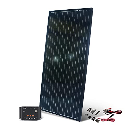 Nature Power 50216 215 Watt 12 Volt Charge Controller Solar Panel, Black
