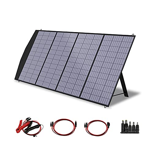 ALLPOWERS SP033 200W Portable Solar Panel 18V Foldable Solar Panel Kit with MC-4 Output Waterproof IP66 Solar Charger for RV Laptops Solar Generator Van Camping Off-Grid