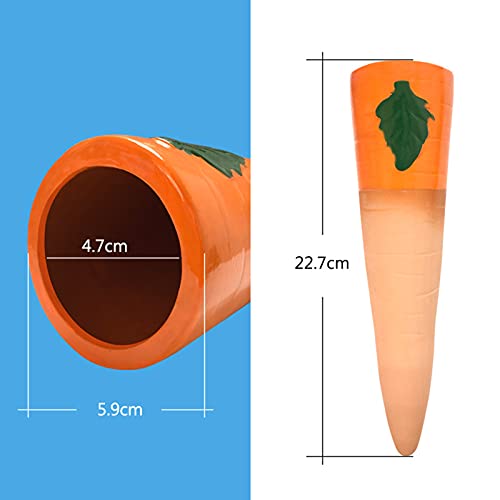 4Pcs/Set Big Size 22.7*5.9cm Terracotta Plant Watering Spikes Gardening Drip Watering Tool Vacation Plant Waterer Automatic Plants Self Waterer Drip Irrigation System Water Seepage Device Carrot shape | The Storepaperoomates Retail Market - Fast Affordable Shopping