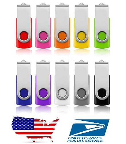 USA, Wholesale/Bulk/Lot 10Pcs USB Flash Drives Thumb Data Storage Pen U Disk Memory Stick (10X 128MB)