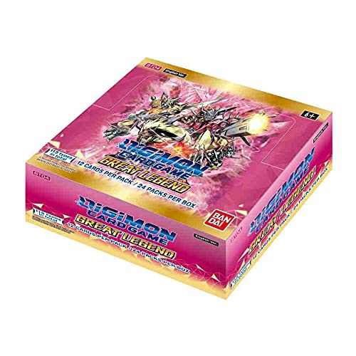 Card Game Digimon Version 4.0 Great Legend English 24 Pack Booster Box