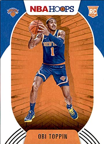 2020-21 Panini Hoops #226 Obi Toppin RC Rookie New York Knicks NBA Basketball Trading Card
