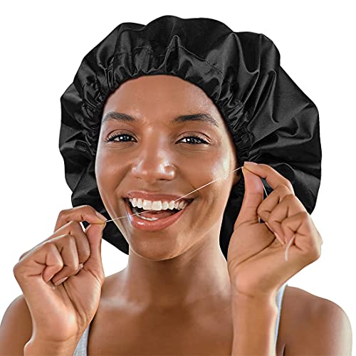 Jumbo Shower Cap for Men and Women with Box Braid, Locs, Long Curly Hair to Prevent Frizz | The Storepaperoomates Retail Market - Fast Affordable Shopping